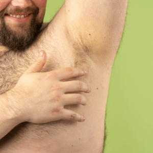 ACHSELKUSS Deocreme Anwendung Dose grün